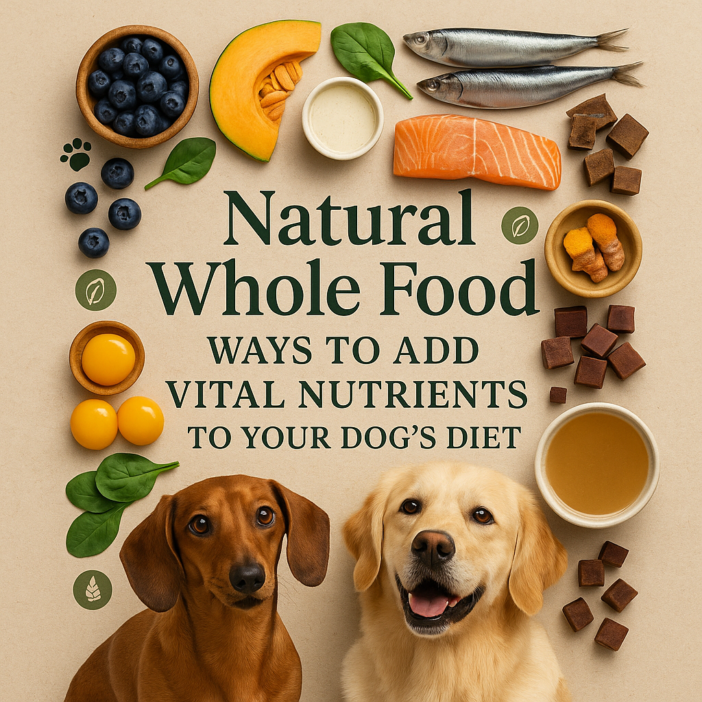 🥦 Natural Whole Food Ways to Add Vital Nutrients to Your Dog’s Diet