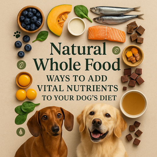 🥦 Natural Whole Food Ways to Add Vital Nutrients to Your Dog’s Diet