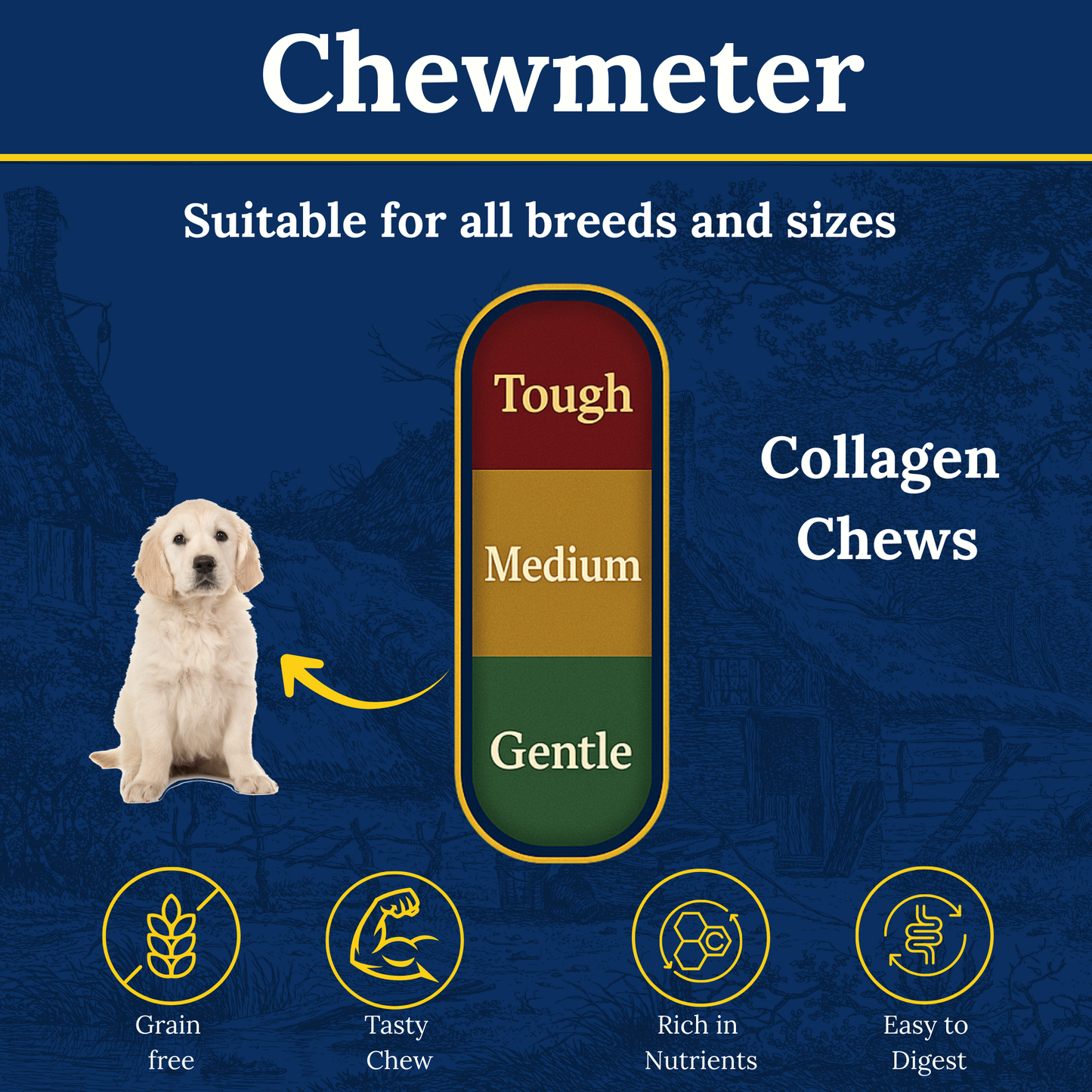 Beef Collagen Sticks – Natural Beef Gullet