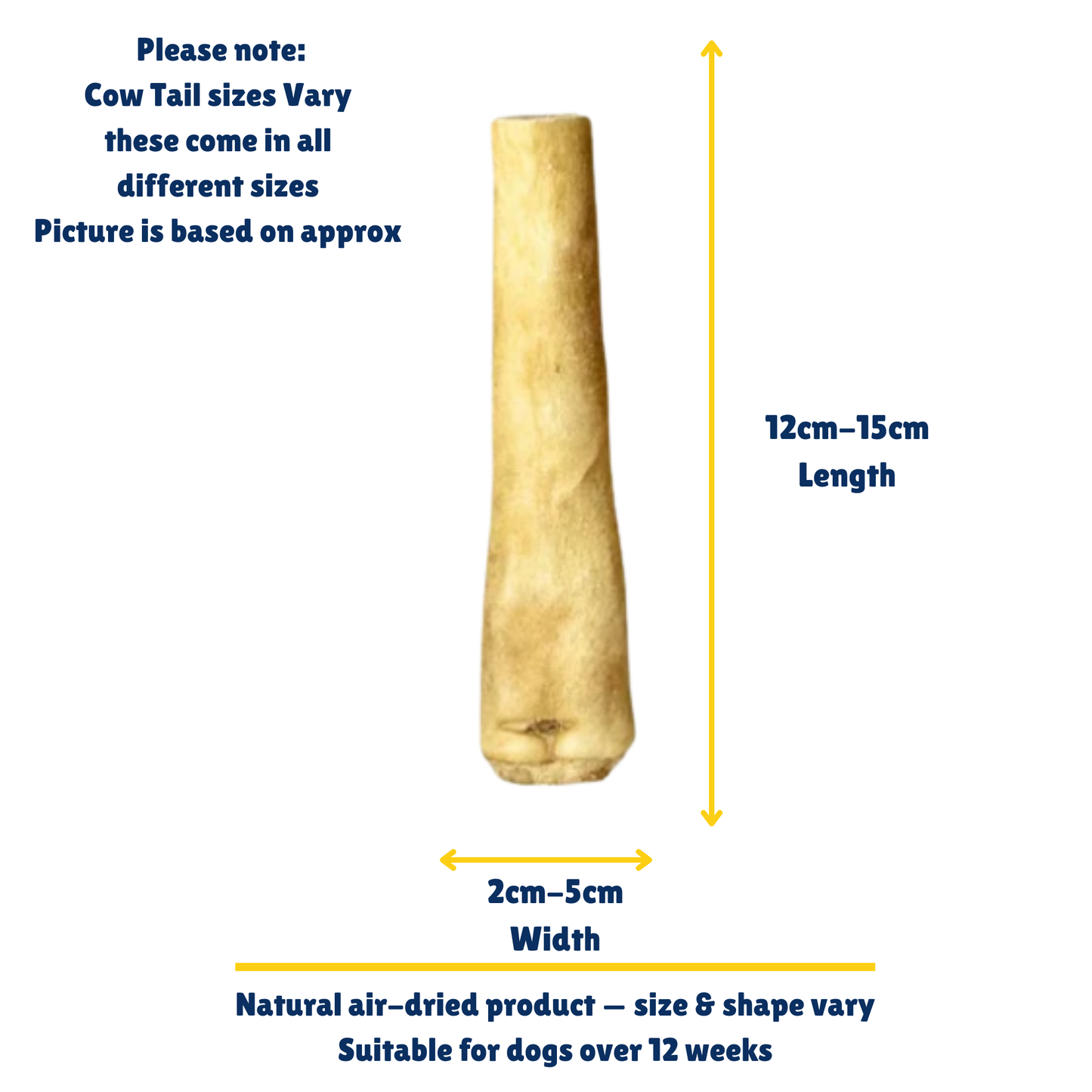 Cow Tail – Long-Lasting Beef Chew for Dogs