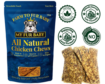 Natural Air-Dried Chicken Meat Strips