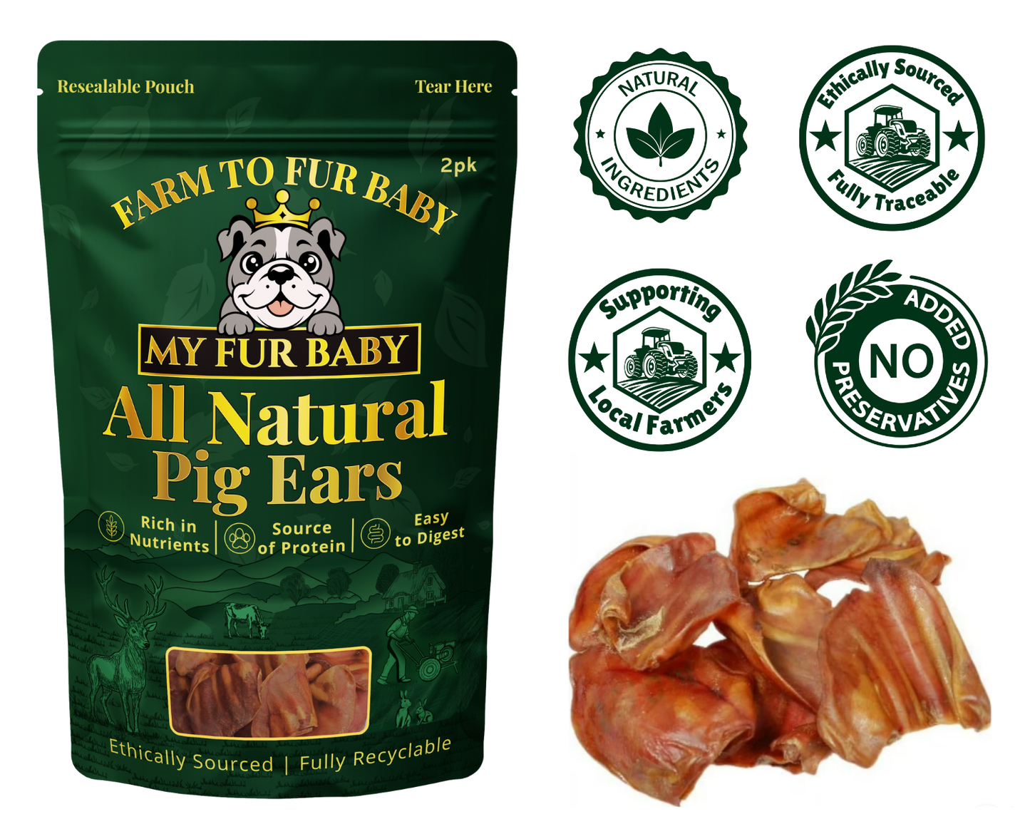 Large Pig Ears