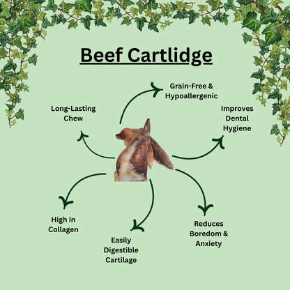 Natural Beef Cartilage (Moon Bone) for Dogs