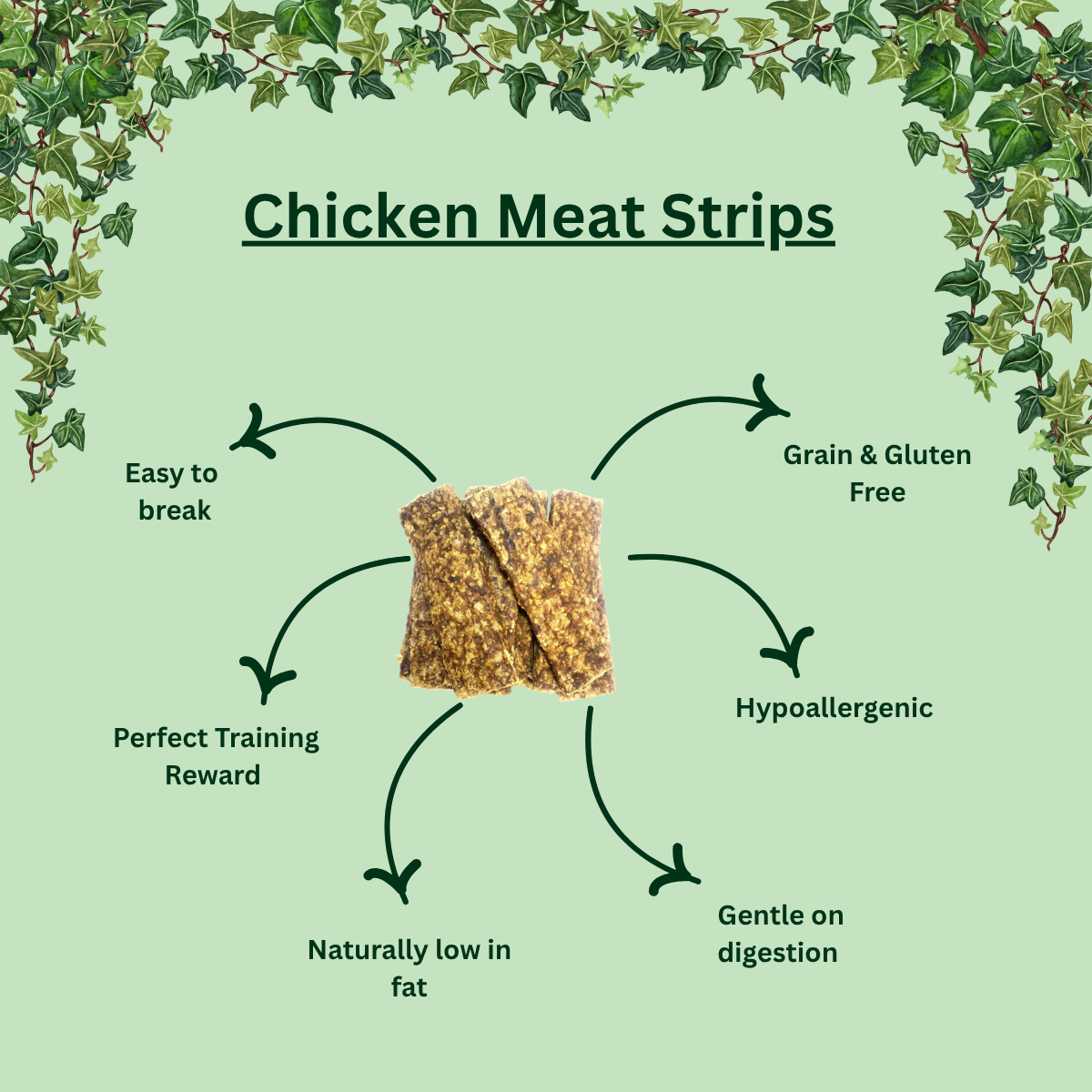 Natural Air-Dried Beef Meat Strips
