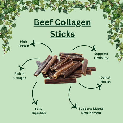 Beef Collagen Sticks – Natural Beef Gullet