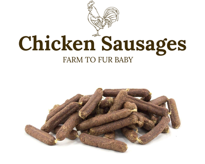 Natural Air-Dried Chicken Sausages for Dogs