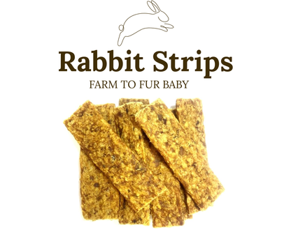 Natural Rabbit Meat Strips for Dogs