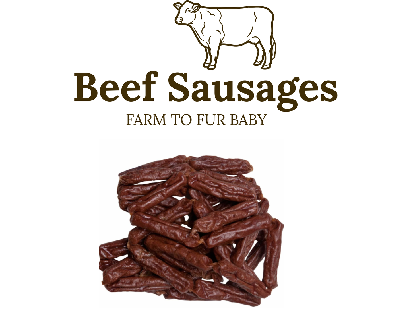 Natural Air-Dried Beef Sausages for Dogs
