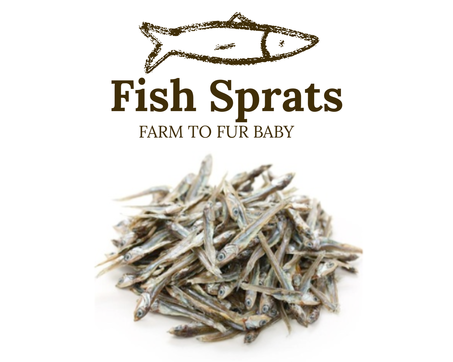 Whole Air-Dried Sprats – Natural Fish Treat for Dogs