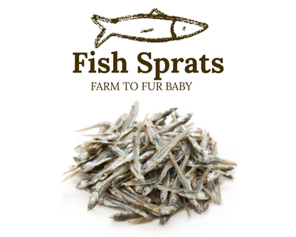 Whole Air-Dried Sprats – Natural Fish Treat for Dogs