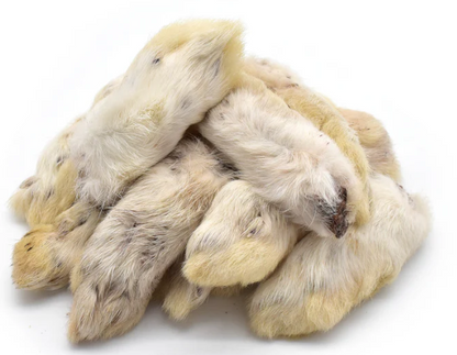 Natural Rabbit Feet – Hairy Chew for Dogs