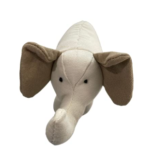 Heritage Natural Canvas Elephant Toy