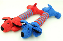 Cooper & Barney the Barnyard Dogs 30 cm Longbellies Plush & Rope Squeaky Dog Toy